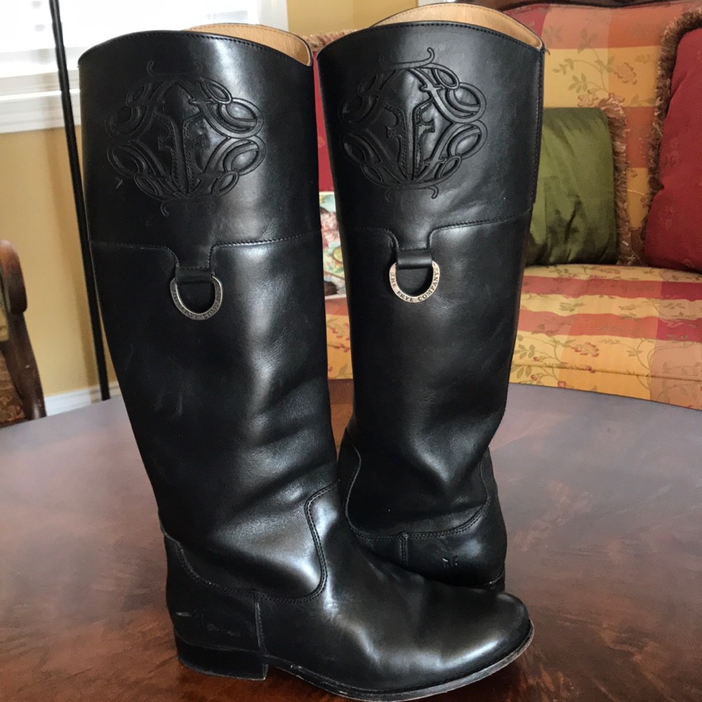 Frye Logo Boots Size 7